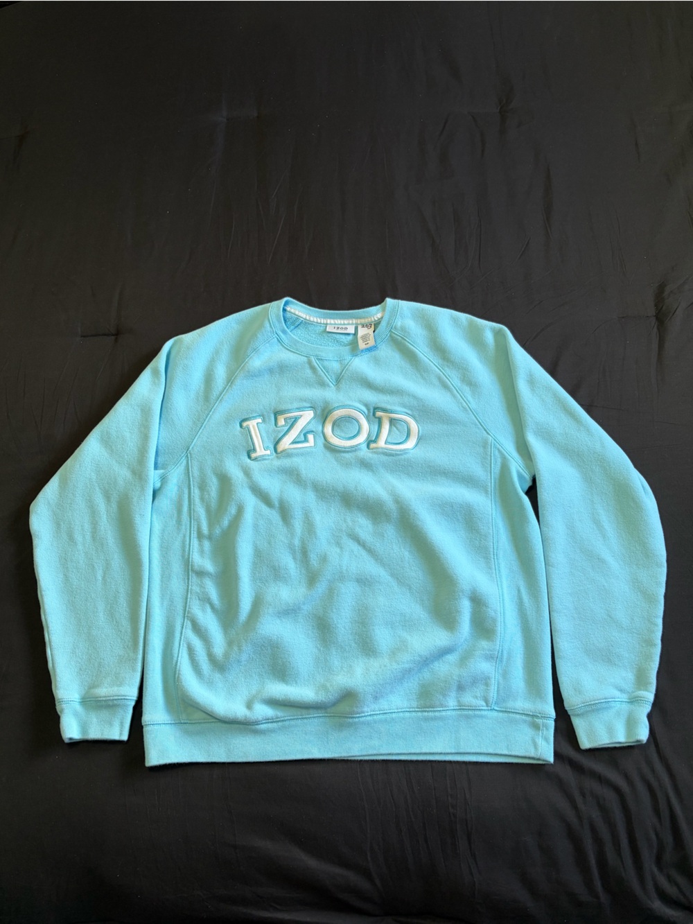 Izod light blue crewneck sweatshirt. Size S.